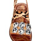 Incaltaminte Femei Sam Edelman Dorsey Genuine Cow Hair Slingback Sandal LEOPARD-NATURAL