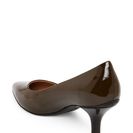 Incaltaminte Femei Salvatore Ferragamo Dark Brown Tanna Pointed Toe Stacked Heel Pumps Dark Brown