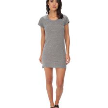 Alternative Eco Jersey T-Shirt Dress Eco Grey