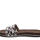 Incaltaminte Femei Nicole Miller Artelier Marley Printed Flat Sandal BlackWhite