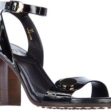 TOD'S Heel Sandals T90 Cinturino Bottone Black