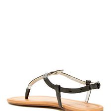 Incaltaminte Femei Rampage Pasmina Ankle Strap Sandal BLACK PATENT