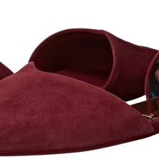 Ted Baker Cadeen Dark Red Suede/Rose Gold Leather