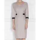 Incaltaminte Femei Nissa Rochie de zi RZ1292 Bej
