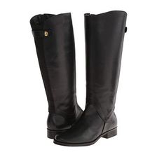 Incaltaminte Femei Steve Madden Sady Wide Calf Black Leather