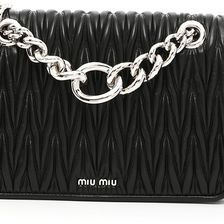 Miu Miu Quilted Miu Miu Club Bag NERO