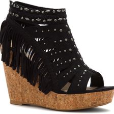 Not Rated Frolic In Fringe Black