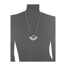 Bijuterii Femei Lucky Brand Semi Circle Pendant Necklace Silver