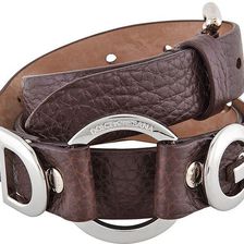 Dolce & Gabbana Dolce Gabbana Brown Pebbled Leather Ladies Belt BC1572A186480048 N/A