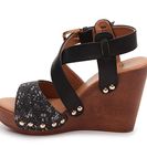 Incaltaminte Femei GC Shoes Super Miami Wedge Sandal Black