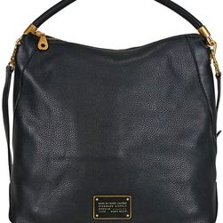Marc by Marc Jacobs Too Hot To Handle Leather Hobo Bag - Black N/A