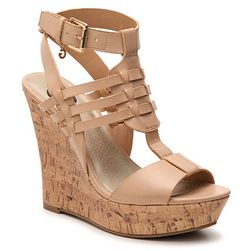 Incaltaminte Femei G by GUESS Donnte Wedge Sandal Nude