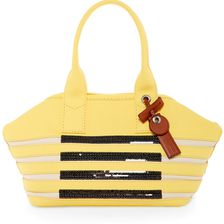 Marc by Marc Jacobs Beach Tote CITRONELLA W- ECRU