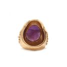 Bijuterii Femei Forever21 Floral Faux Stone Cocktail Ring Purpleantique gold