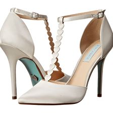 Blue by Betsey Johnson Cece Ivory Satin