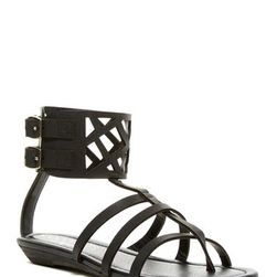 Incaltaminte Femei Matisse Archie Ankle Cuff Sandal BLACK SYNTHETIC