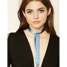 Bijuterii Femei Forever21 Satin Bow Choker Bluesilver