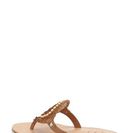 Incaltaminte Femei Jack Rogers Gisele Leather Flip Flop Women COGNAC LEATHER