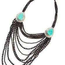 NIGHTmarket Long Tribal Necklace VERDE