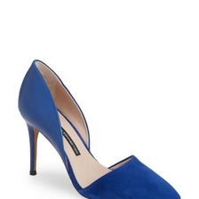 Incaltaminte Femei French Connection Monarch Blue Elvia Pointed Toe d\'Orsay Pumps Monarch Blue
