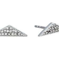 Bijuterii Femei Fossil Triangle Studs Silver