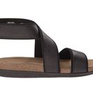 Incaltaminte Femei Rockport Total Motion Romilly Back Zip Sandal Black Lizard