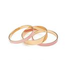 Bijuterii Femei Forever21 Hope Courage Bangle Set Pinkgold