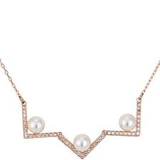 Swarovski Edify Medium Rose Gold-Tone Necklace 5197179 N/A