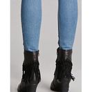Incaltaminte Femei Forever21 Sbicca Tasseled Ankle Boots Black