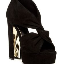 Incaltaminte Femei Rachel Zoe Hayes Peep Toe Platform Heel BLACK