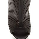 Incaltaminte Femei CheapChic Pleased As Punch Perforated Booties Black