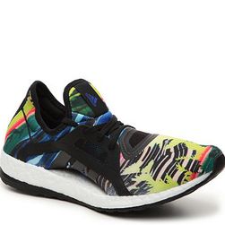 Incaltaminte Femei adidas Pureboost X Printed Lightweight Running Shoe - Womens BlackBlueYellow