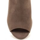 Incaltaminte Femei CheapChic Vertical Integration Faux Suede Booties Taupe
