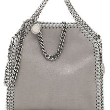 Stella McCartney Tiny Falabella Shaggy Deer Bag LIGHT GREY