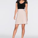 Rochie jersey cu fermoare 