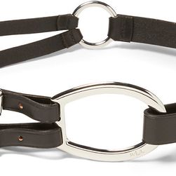 Ralph Lauren Tri-Strap Leather Belt Black