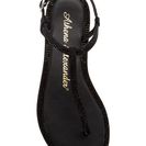 Incaltaminte Femei Athena Alexander Nova Embellished T-Strap Sandal BLACK