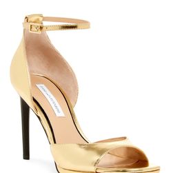 Incaltaminte Femei Diane Von Furstenberg Jalen Ankle Strap Sandal GOLD