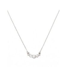 Bijuterii Femei Forever21 Rhinestone Pendant Necklace Silverclear