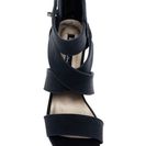 Incaltaminte Femei Michael Antonio Gwin Wedge Sandal BLACK