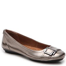 Incaltaminte Femei EuroSoft Sutton Ballet Flat Pewter Metallic