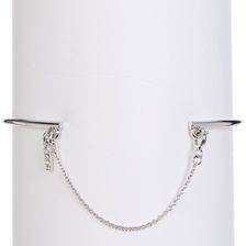 Vince Camuto Crystal Chain Charm Cuff LT RHODIUM-CRYSTAL