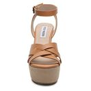 Incaltaminte Femei Steve Madden Orlena Wedge Sandal Tan