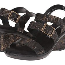 Incaltaminte Femei Walking Cradles Lean BlackBronze Lizard Print