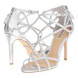 Incaltaminte Femei Badgley Mischka Crystal Silver Metallic Leather