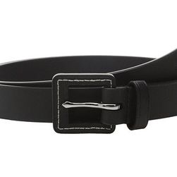 Accesorii Femei LAUREN Ralph Lauren Classics 1quot Square Leather Covered Buckle On Smooth Vachetta Leather Black