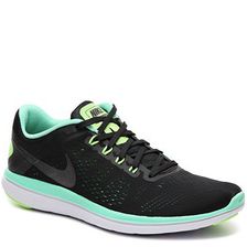 Incaltaminte Femei Nike Flex 2016 RN Lightweight Running Shoe - Womens BlackGreenTurquoise