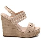 Incaltaminte Femei GC Shoes Katie Wedge Sandal Nude