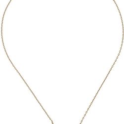 Marc Jacobs Mini Enamel Bow Pendant Necklace Black