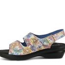 Incaltaminte Femei Flexus by Spring Step Delice Wedge Sandal White Multi